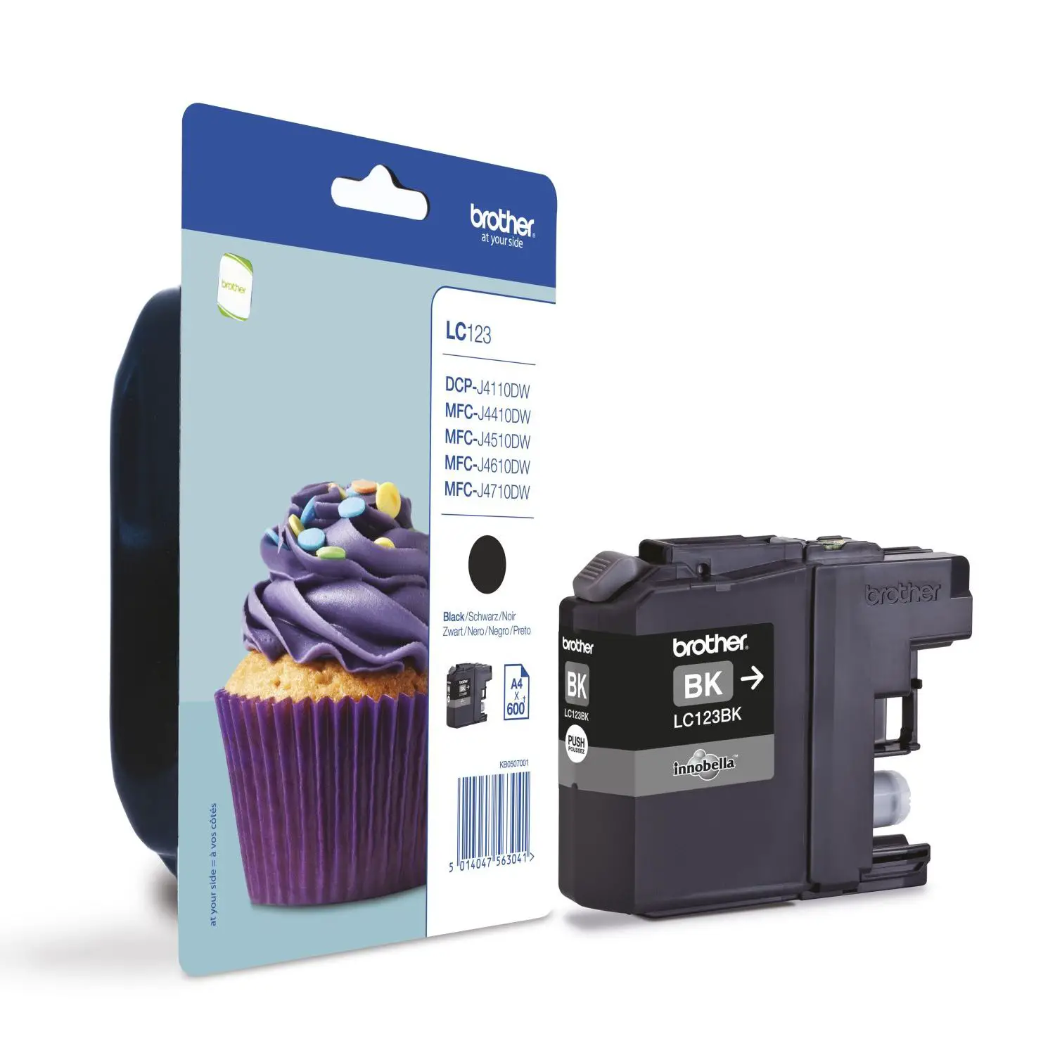 BROTHER INK JET LC123 BK - Consumabili
