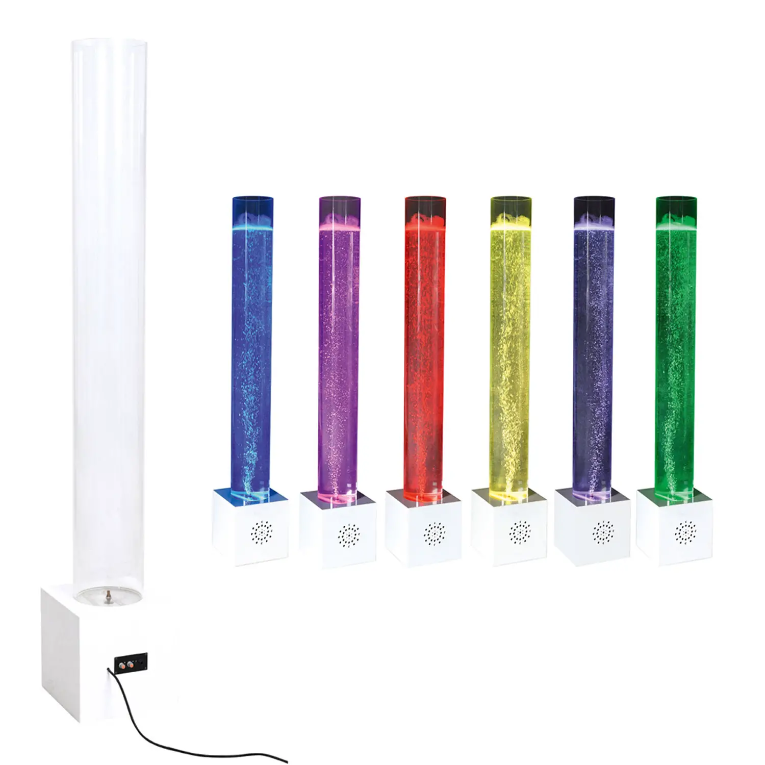 Colonna di Bolle Interattiva - Altezza 180 cm - Banchi antropometrici