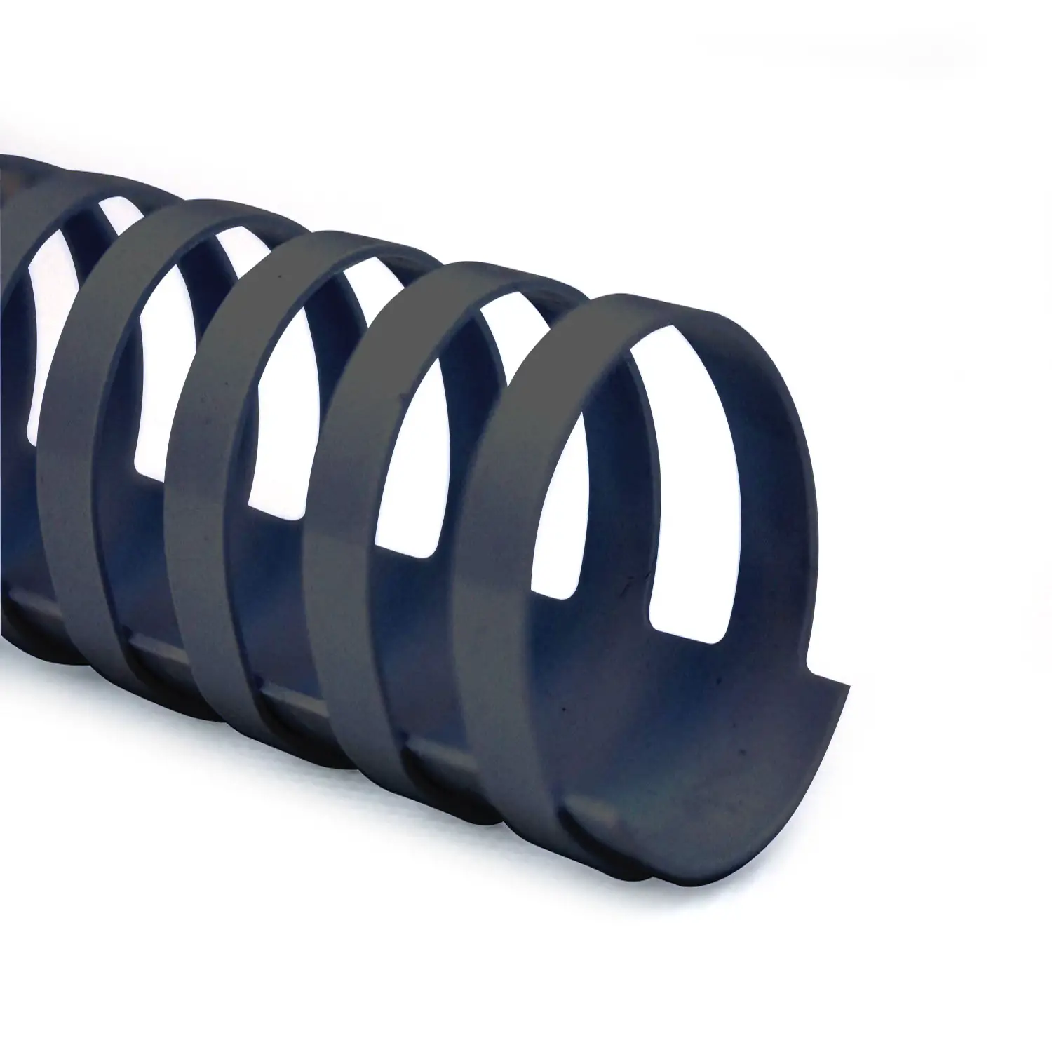 Dorsi a Spirale Plastici Neri Ovali A4 da 32 mm – Capacità 241-280 Fogli - Confezione 50 Pezzi - Rilegare e Plastificare
