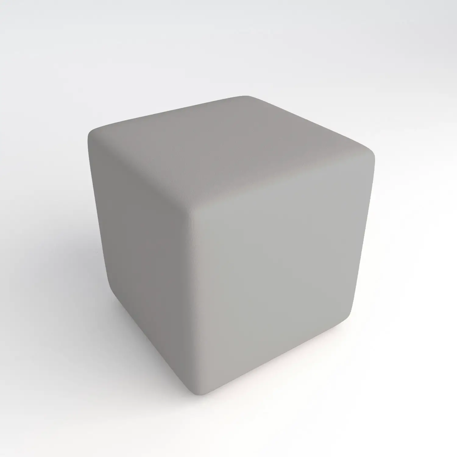 Pouf Ecopelle Ignifugo Quadrato H 46 Grigio Per Un Ambiente Scolastico Innovativo - Salottini e arredi morbidi