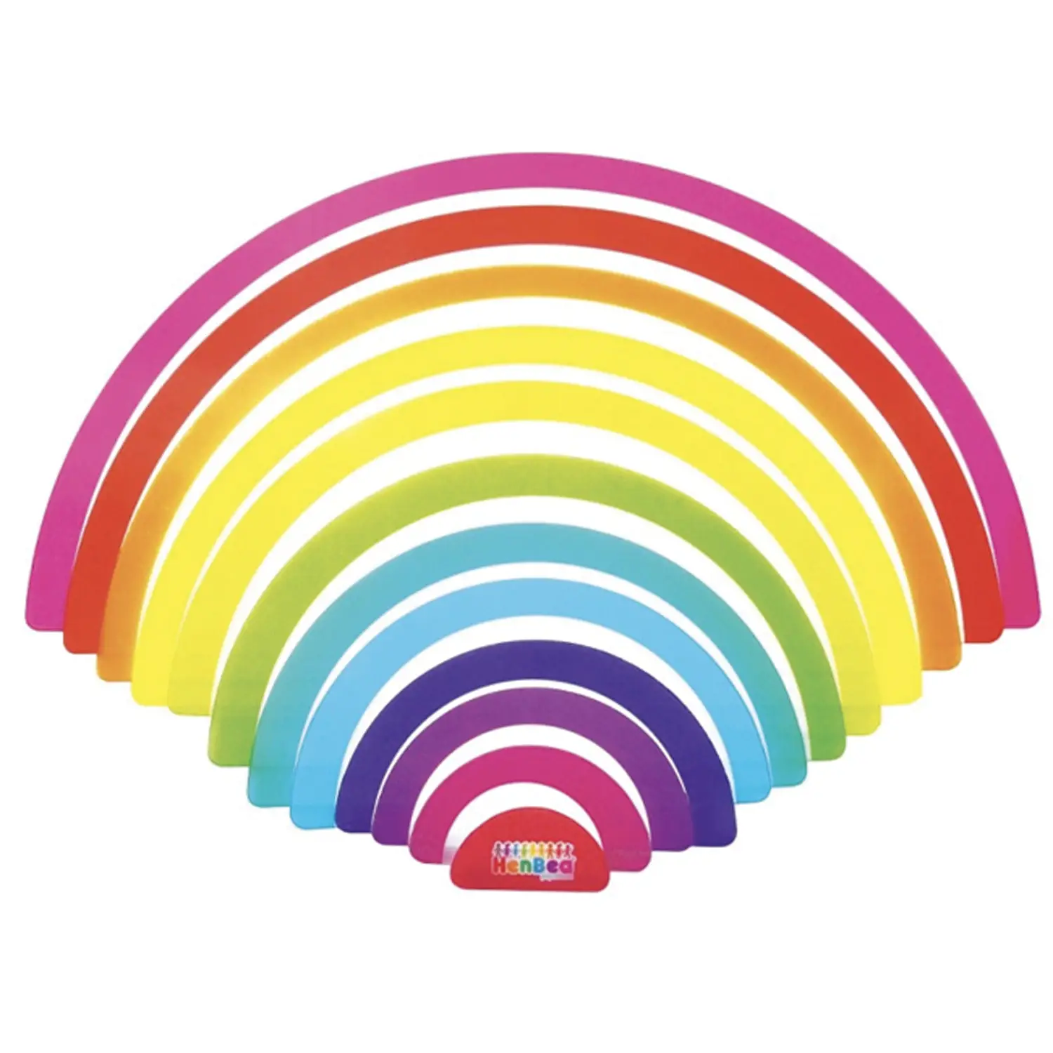 Arcobaleno Waldorf Traslucente – 24 Semicerchi - Grandezze, forme e colori