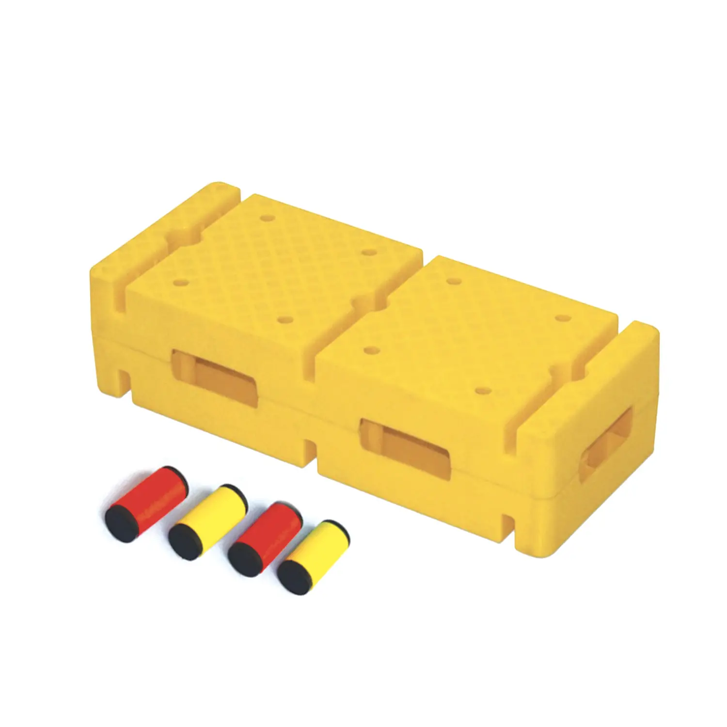 Blocchi Percorso Mattoni Set 4 Colori con 8 Connettori - Percorsi psicomotori