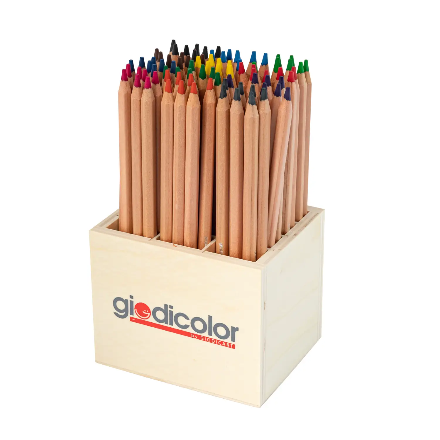 Matite Naturali Colorate Esagonali Giodicolor: 84 Pastelli in 12 Colori Vivaci - Pastelli