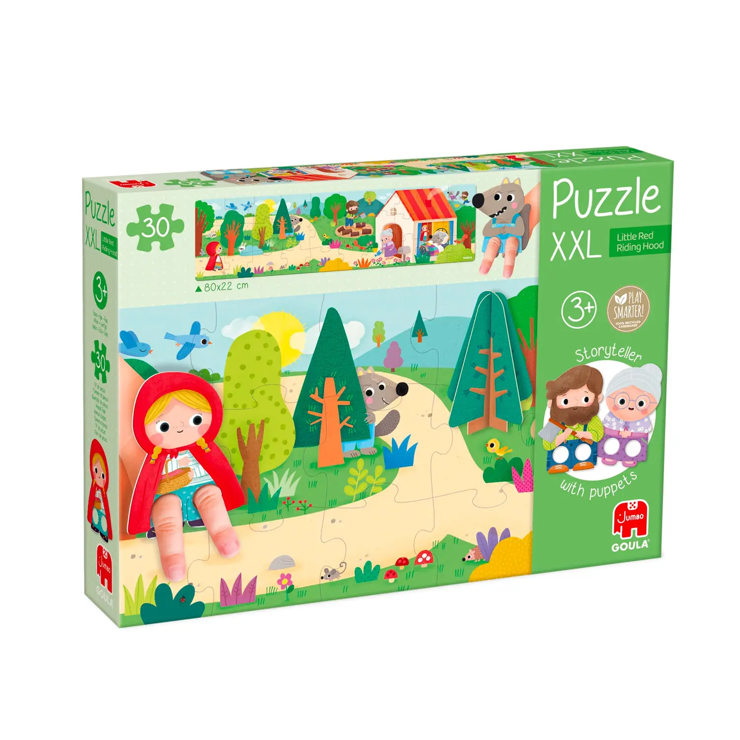 Puzzle in Legno Cappuccetto Rosso – 30 Tessere - Incastri e puzzle in legno