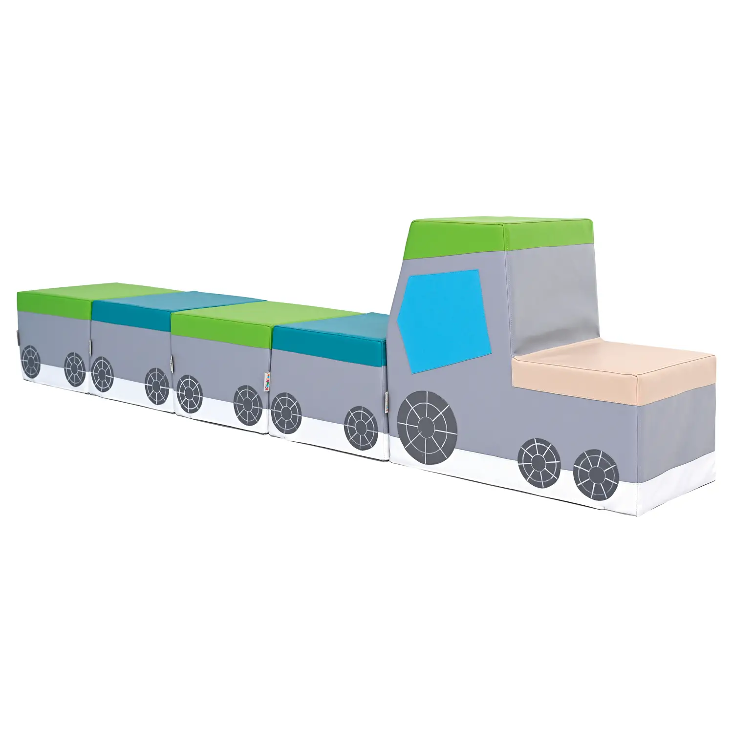 Trenino Morbidoso: Locomotiva con Vagoni Morbidi per un Gioco Creativo e Fantasioso - Giochi morbidi