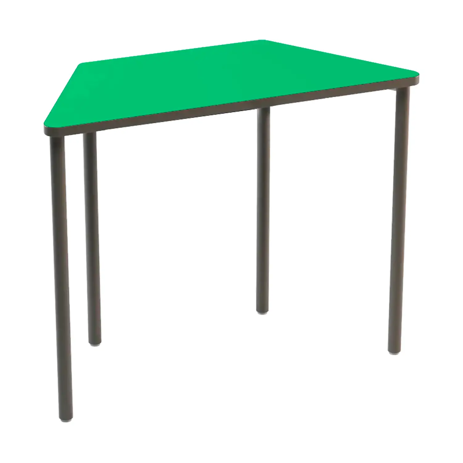 Banco Trapezio Modulare Scuola Primaria, Altezza 64 cm. Top Verde - Arredo serie Aula 3.0