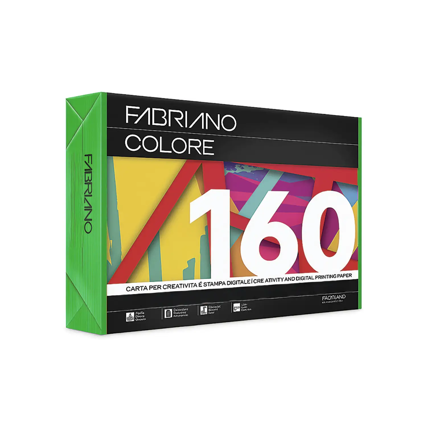 Carta Per Fotocopie Fabriano Colore 160 Gr/mq A3 Verde Risma 125 Fogli - Carta e cartoncino