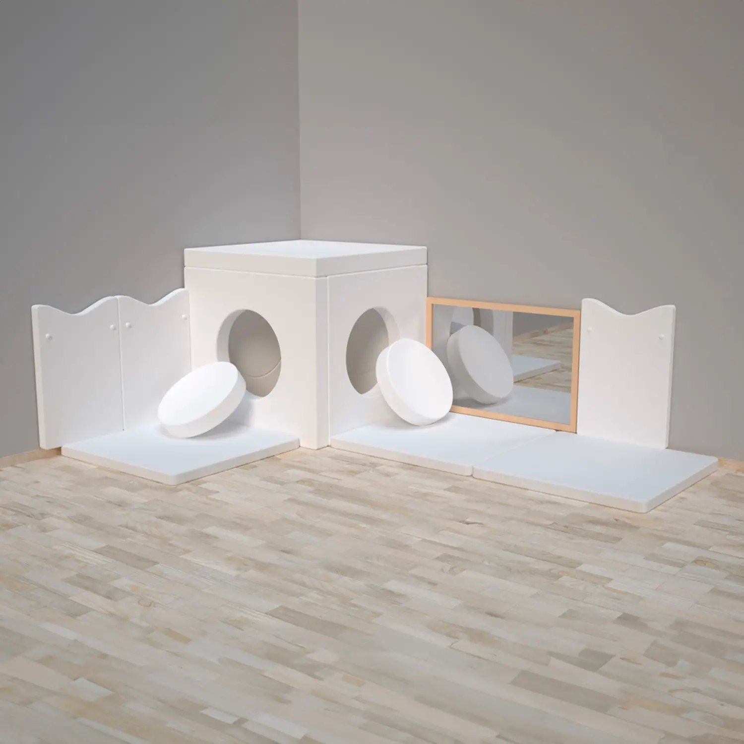 Set Sensoriale Modulare Avanzato – Angolo Morbido per Nidi, Scuole e Centri Educativi - Banchi antropometrici