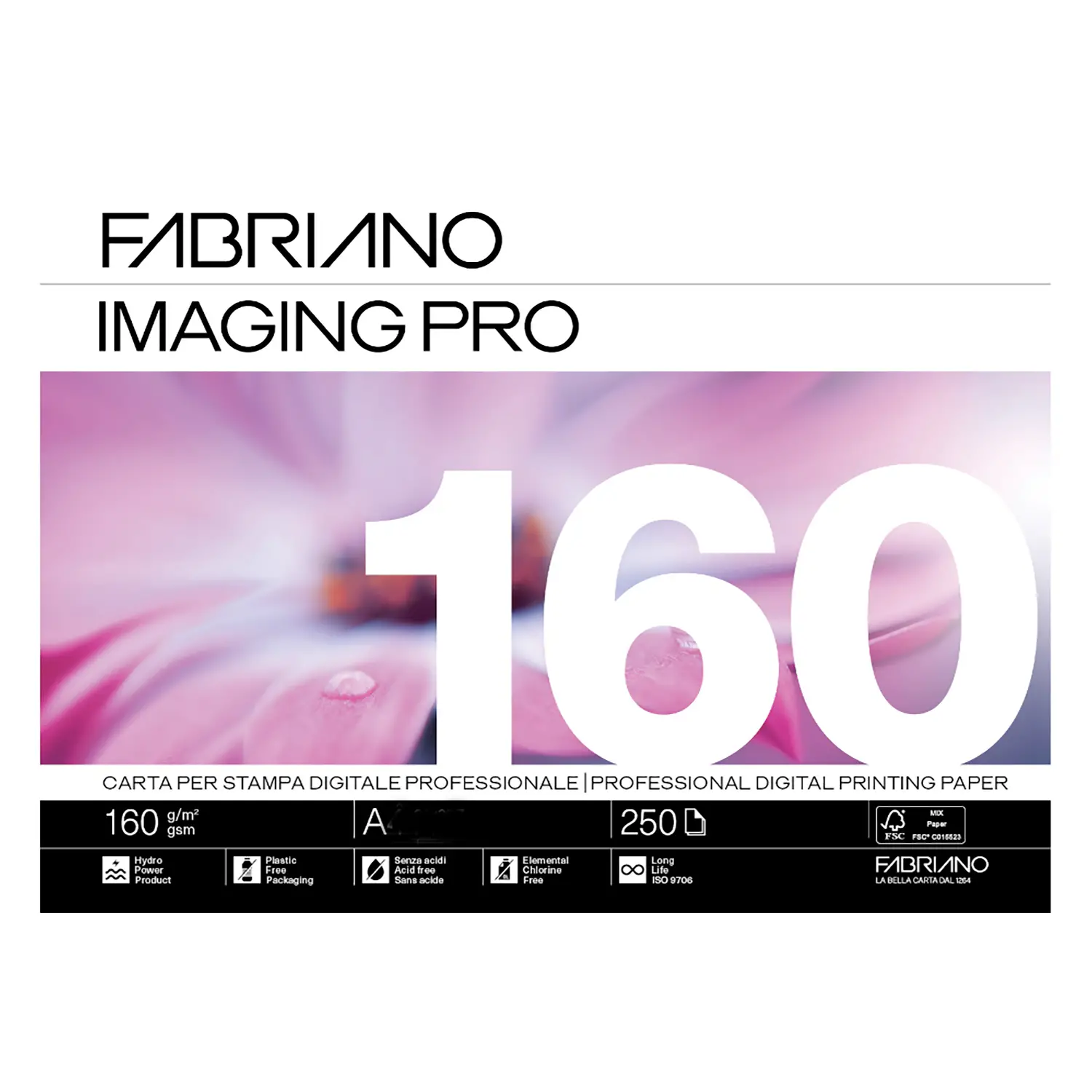 Carta Fabriano Imaging Pro A3 160gr • 250 Fogli - Carta e cartoncino