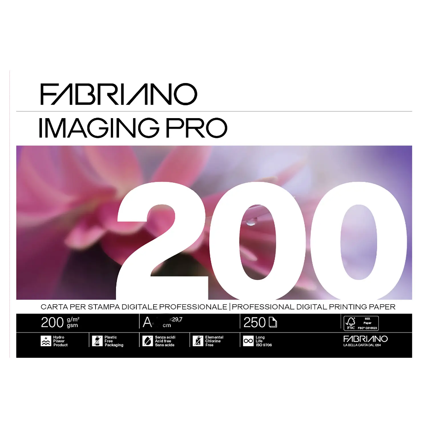 Carta Fabriano Imaging Pro A3 200gr • 250 Fogli - Carta e cartoncino