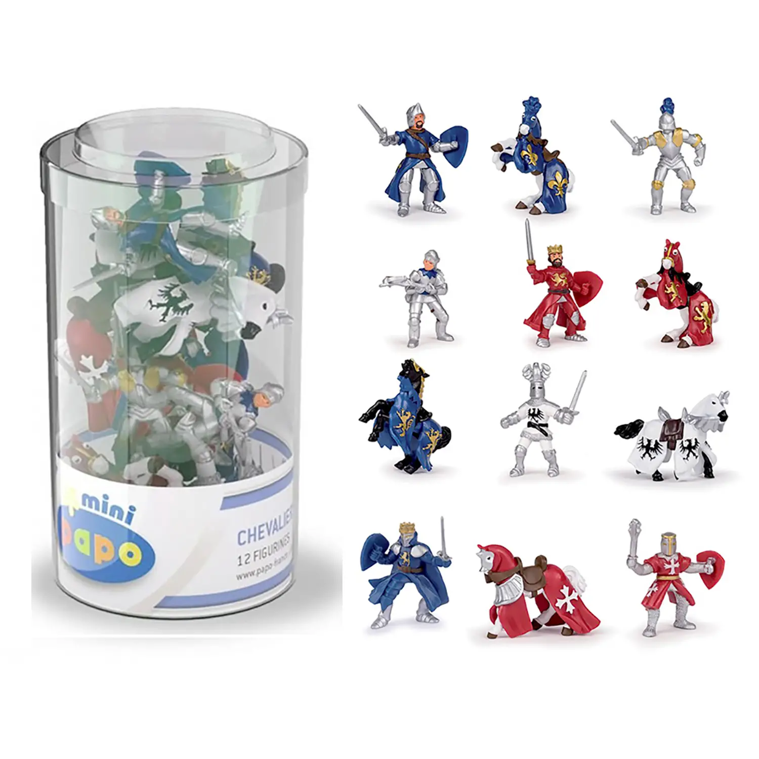 Cavalieri Medievali 12 Pezzi - Cucine e gioco simbolico