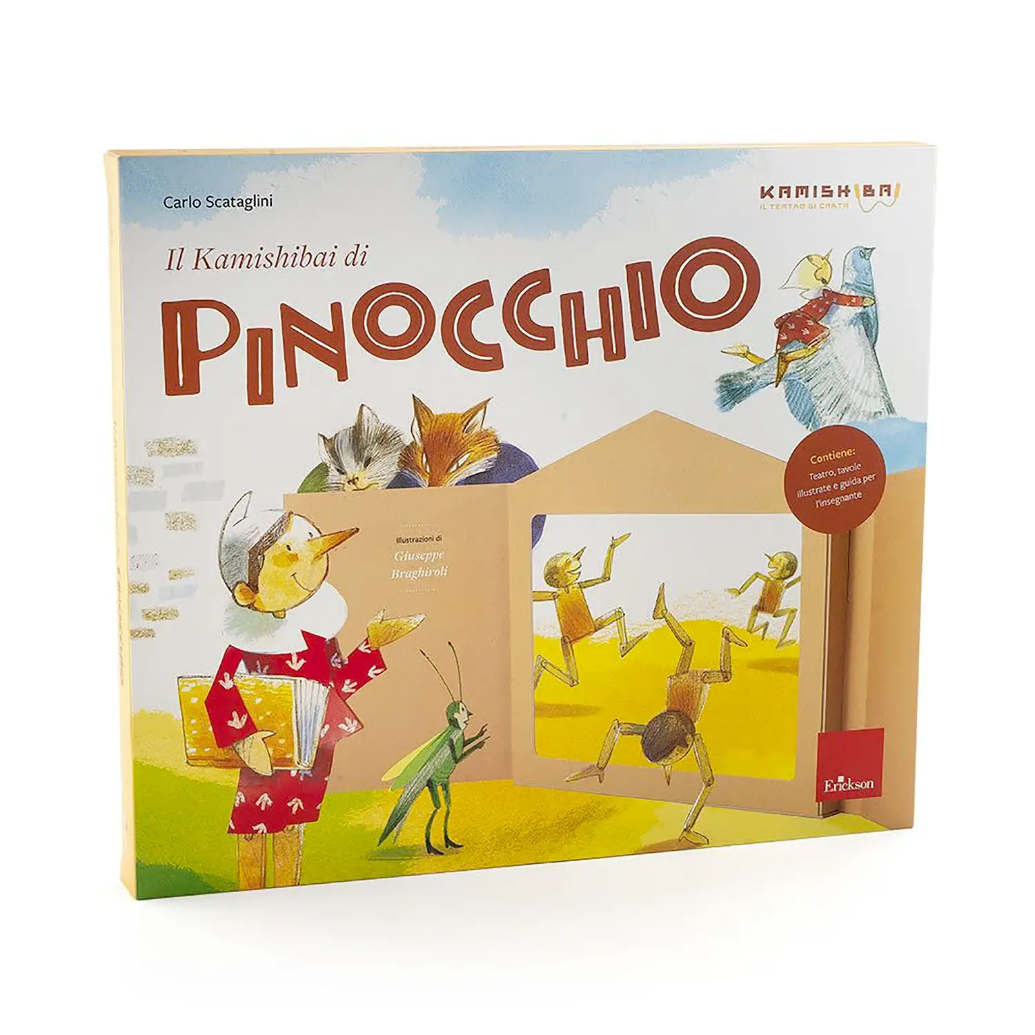 Libro Il Kamishibai Di Pinocchio - Prima biblioteca
