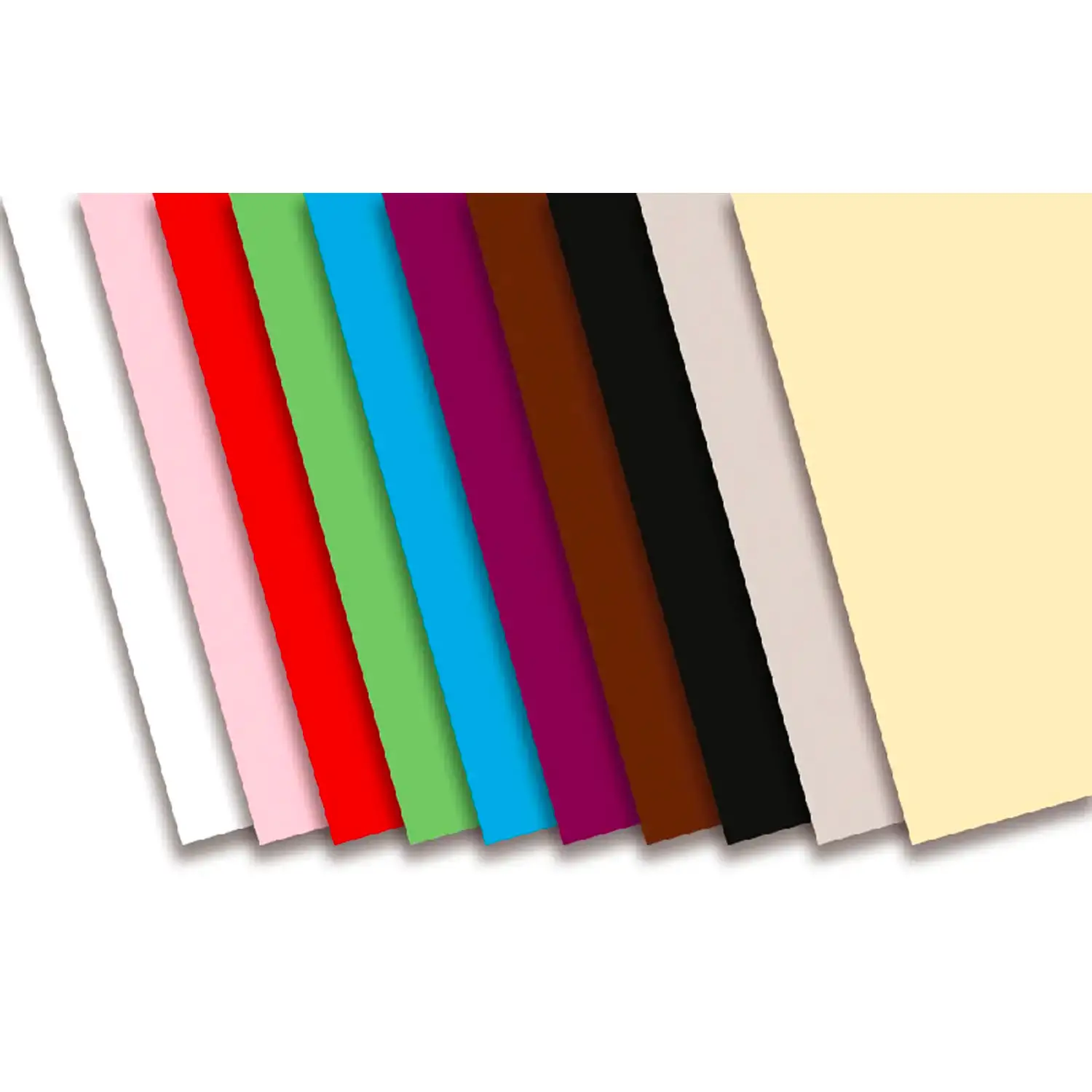 Cartoncino Colorato Premium Liscio cm. 35x50 Assortimento Integrativo 30 Fogli - Carta e cartoncino