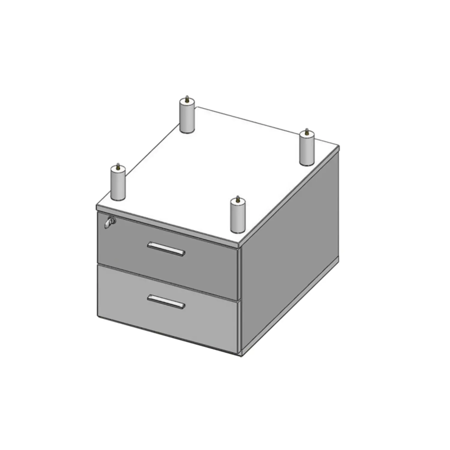 Cassettiera Sospesa Per Cattedra Multimediale Per Ambienti Scolastici Innovativi - Arredo scuola dell'obbligo