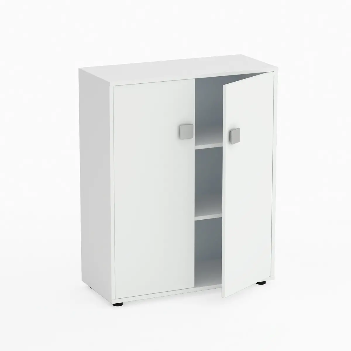 Mobile Scuola Kubò Bianco 2 Ante H 110 cm. Bianco - Conforme CAM - Arredo scuola dell'obbligo