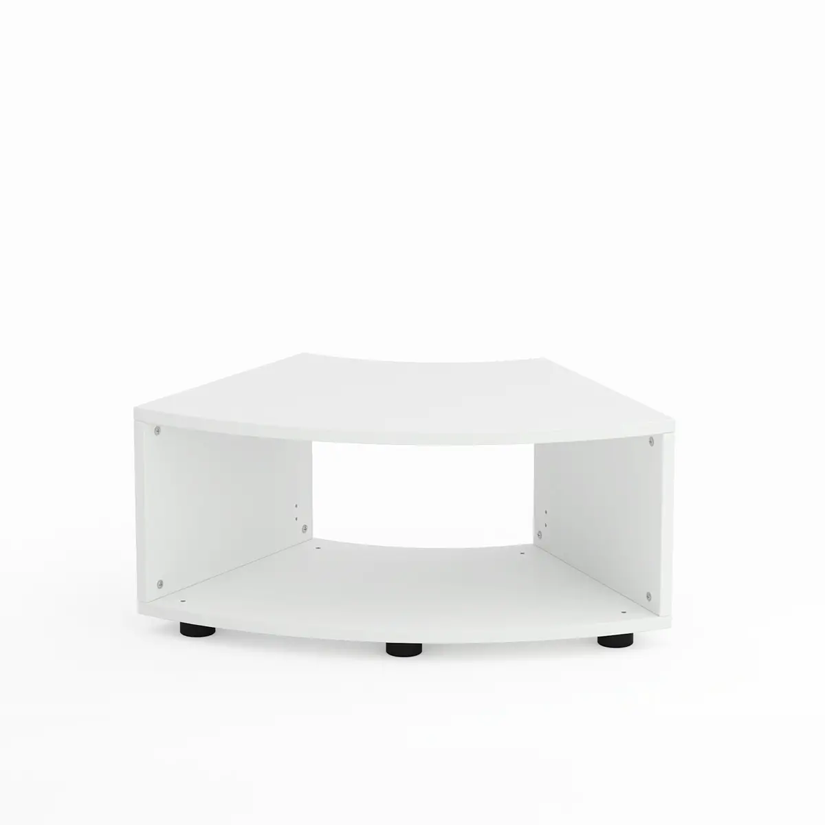 Mobile Scuola Kubò Bianco Curvo 60° – Mobile Contenitore H 30 cm | Conforme CAM - Arredo scuola dell'obbligo