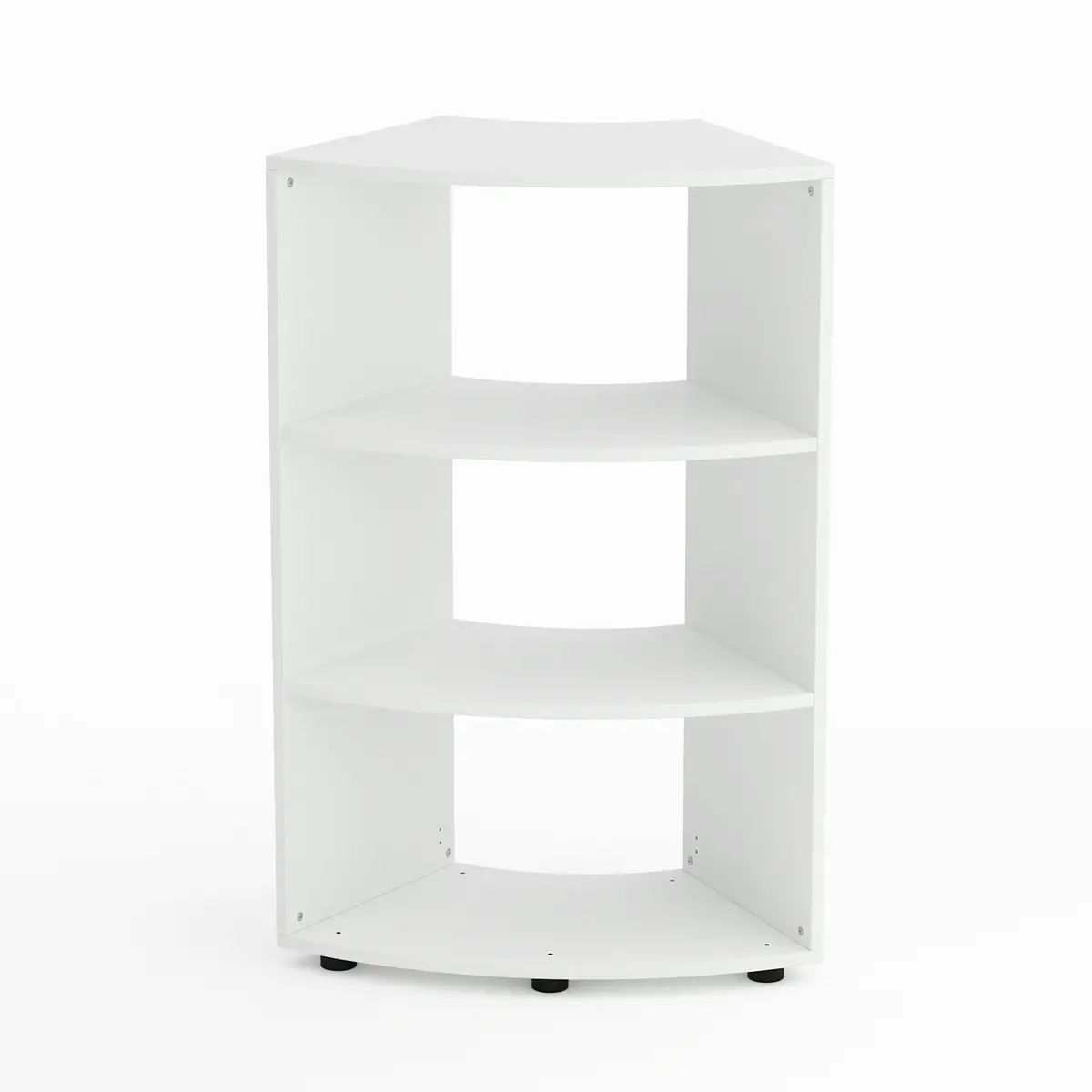 Mobile Scuola Kubò Bianco Curvo 60 Gradi H 110 cm. Ripiani Bianco - Conforme CAM - Arredo scuola dell'obbligo