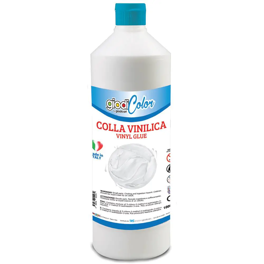 Colla Vinilica Giodikrea CE EN 71 da 1 Litro - Nastri adesivi e colle