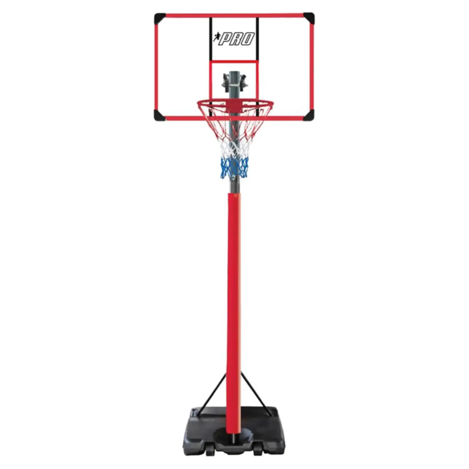 Sport-One Piantana Basket Pro Trasportabile Su Ruote – Canestro Regolabile Professionale - Attrezzature sportive