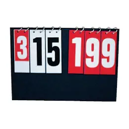 Segnapunti 4 Tabelle Meteore Lett.imm. - Attrezzature sportive