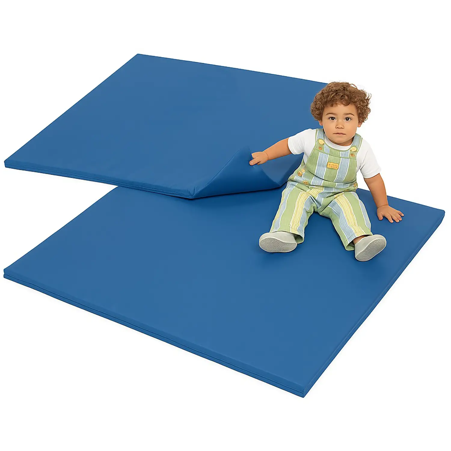 Materassino Giodisoft Color Maxi Cielo Cm 140x140 - Spessore 4 Cm - Attrezzature sportive