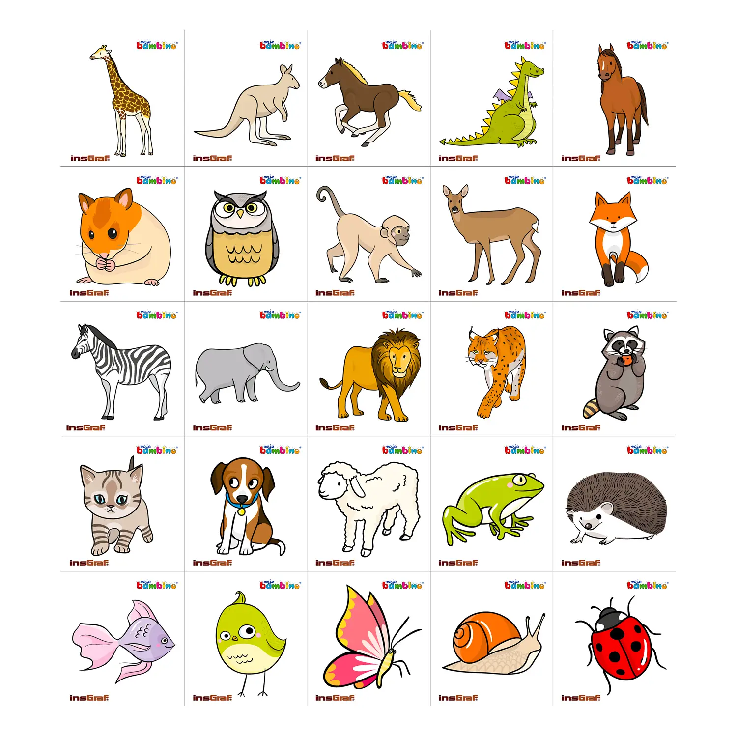 Stickers Adesivi Identificativi – Pratici e Colorati per Bambini - Accoglienza