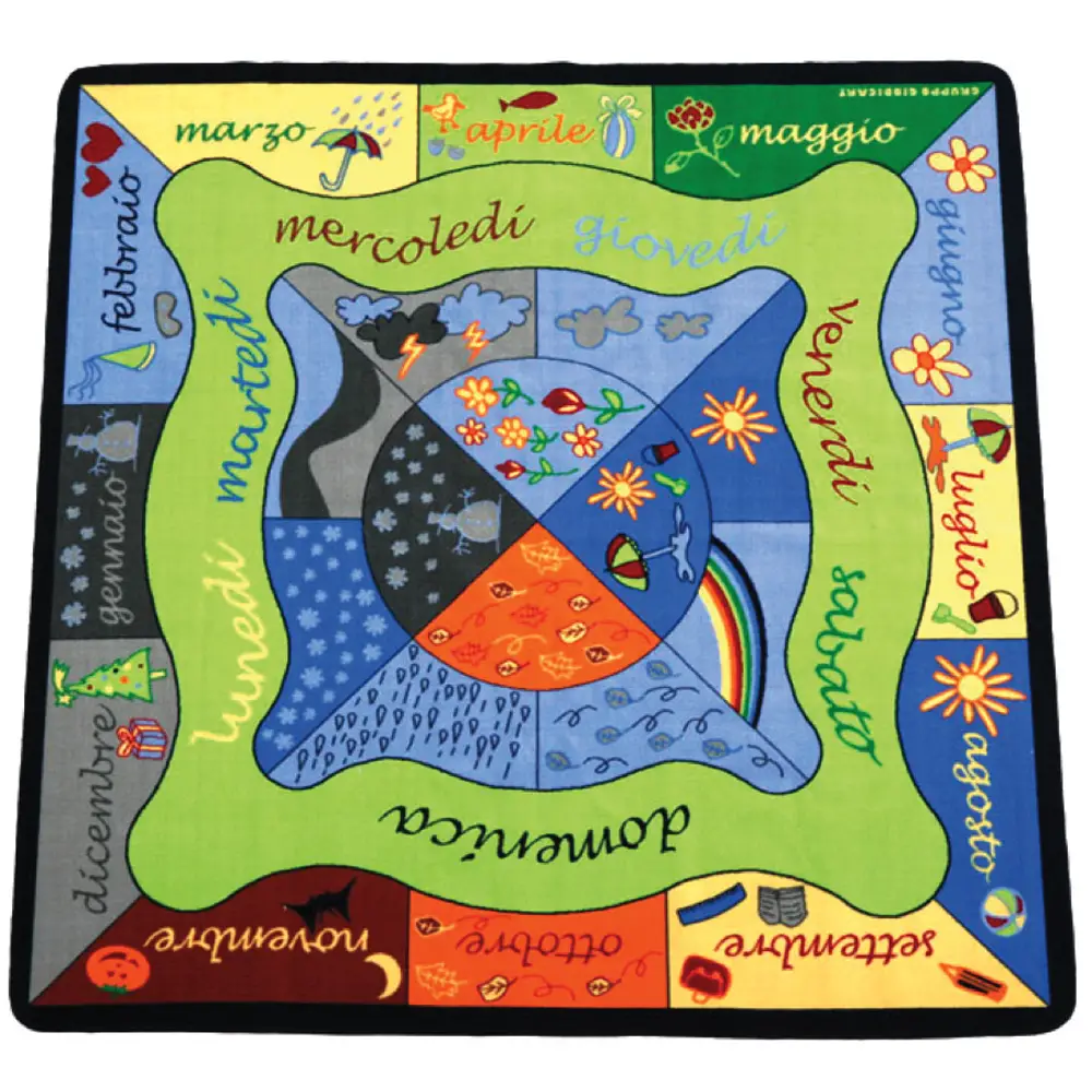 Grande Tappeto del Tempo - Cm 200x200 - Tappeti per il gioco