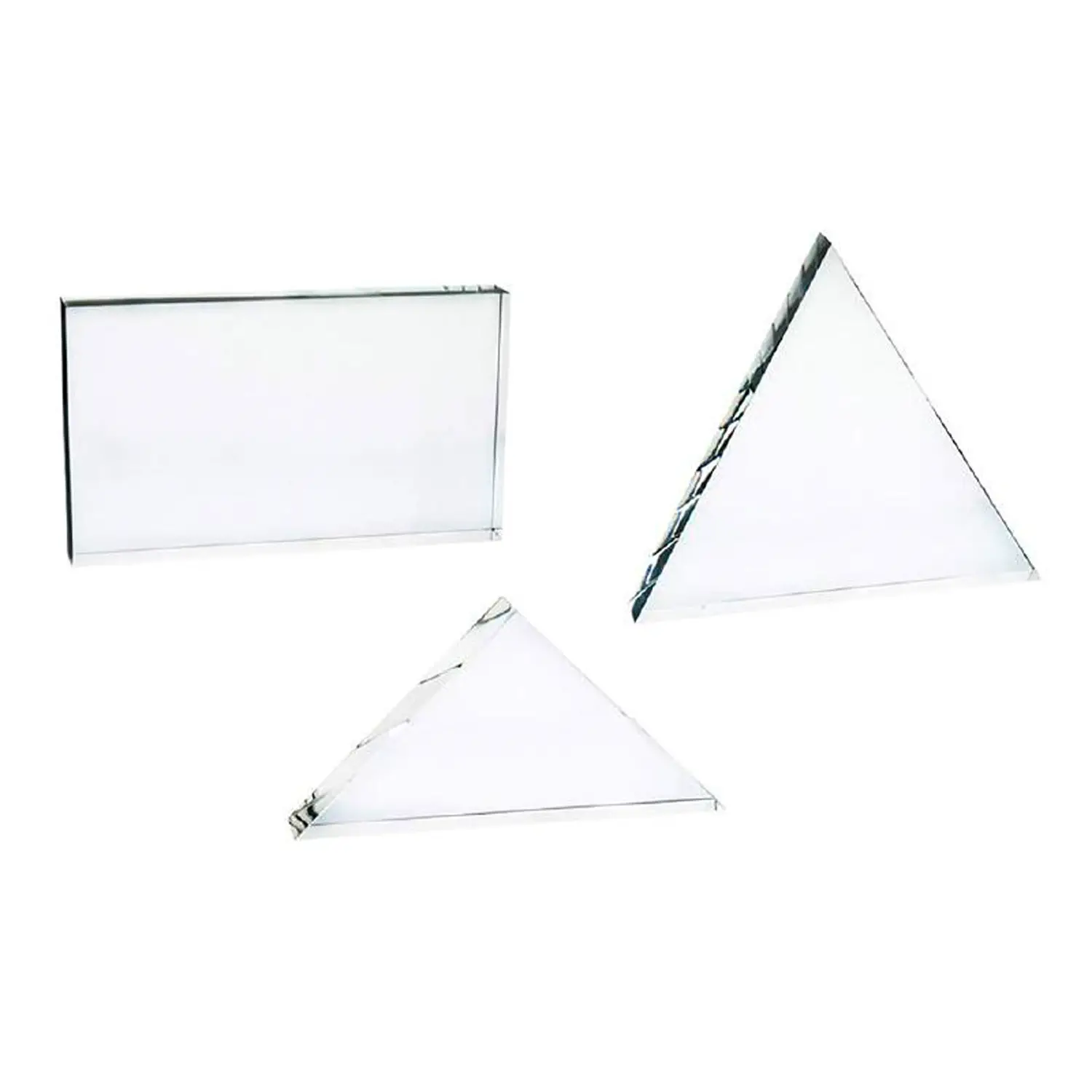 Prismi Trasparenti in Acrilico EISCO - Set per Esperimenti Ottici - Laboratori