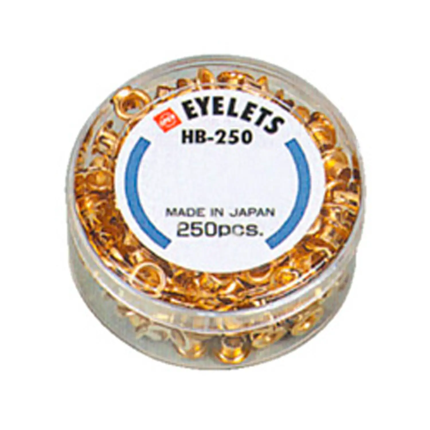 Occhielli Ottonati 250 Pezzi – Occhielli in Metallo per Pinza Occhiellatrice - Cancelleria varia