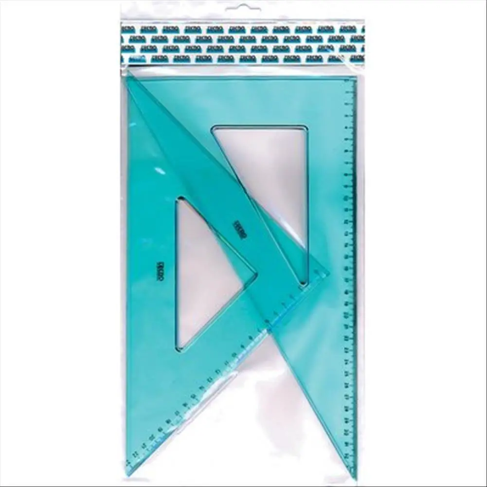 Coppia Squadre Tecnoschool 45°/60° – 30 cm - Disegno tecnico