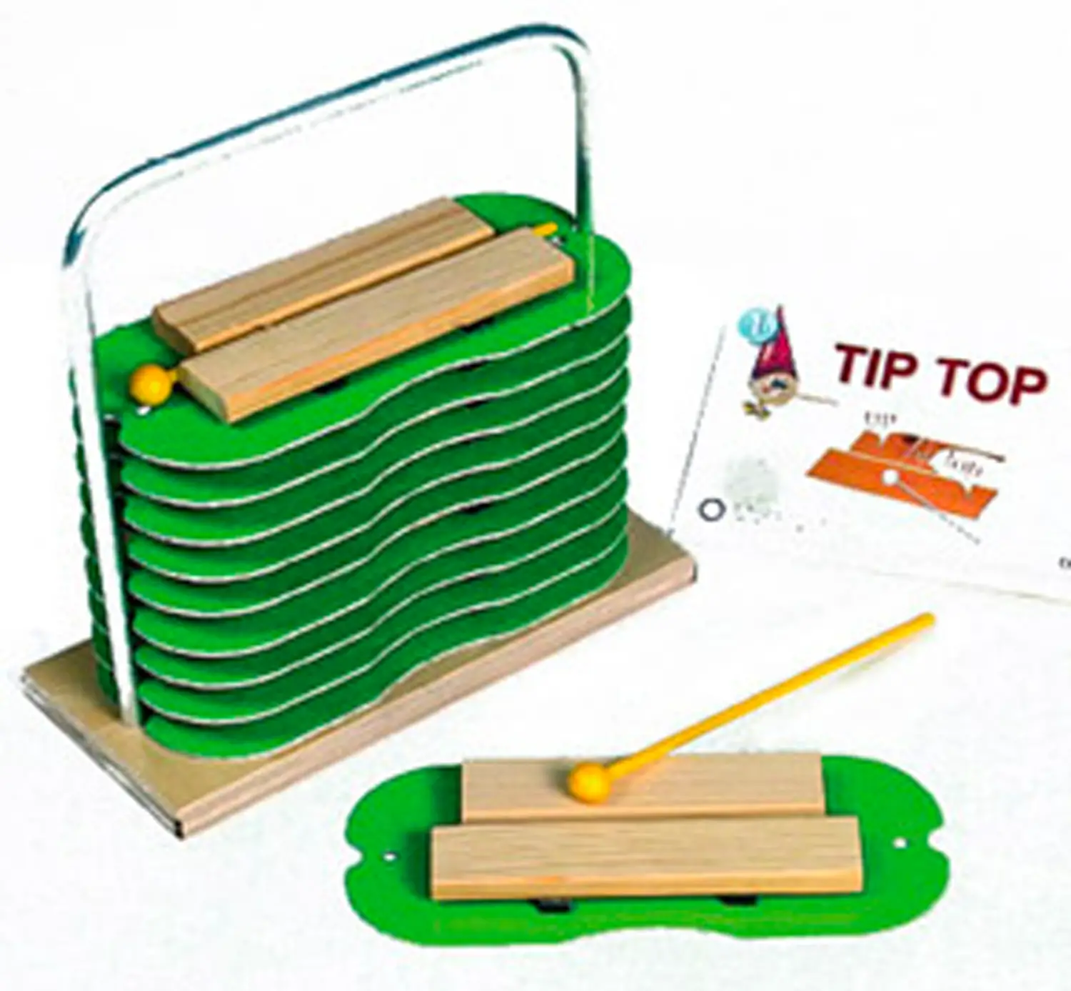 Tip Top Ritmico Bitonale - 10 Pezzi con Battenti - Educazione musicale