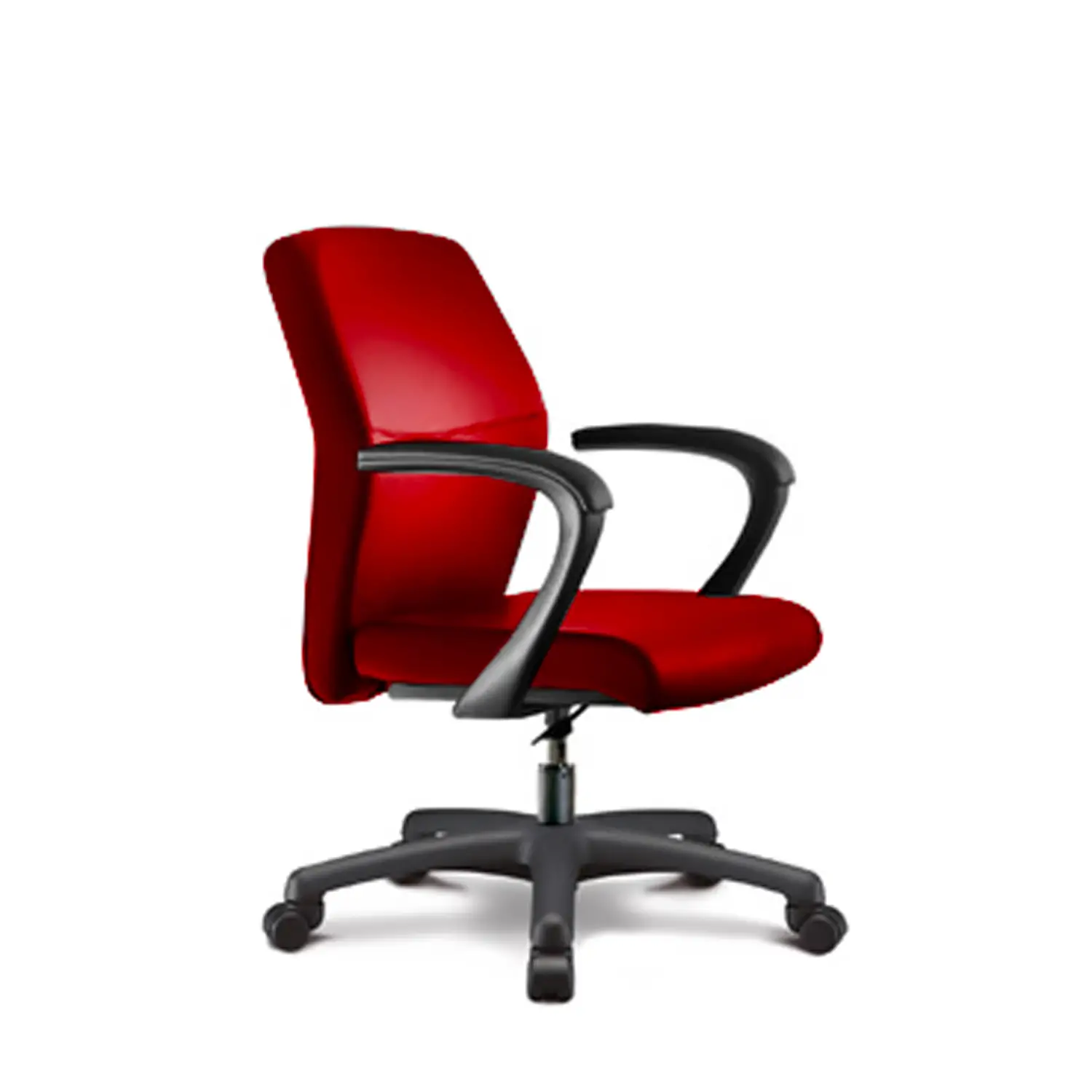 Poltrona Elegance Con Braccioli - Tessuto Rosso - Sedie in plastica