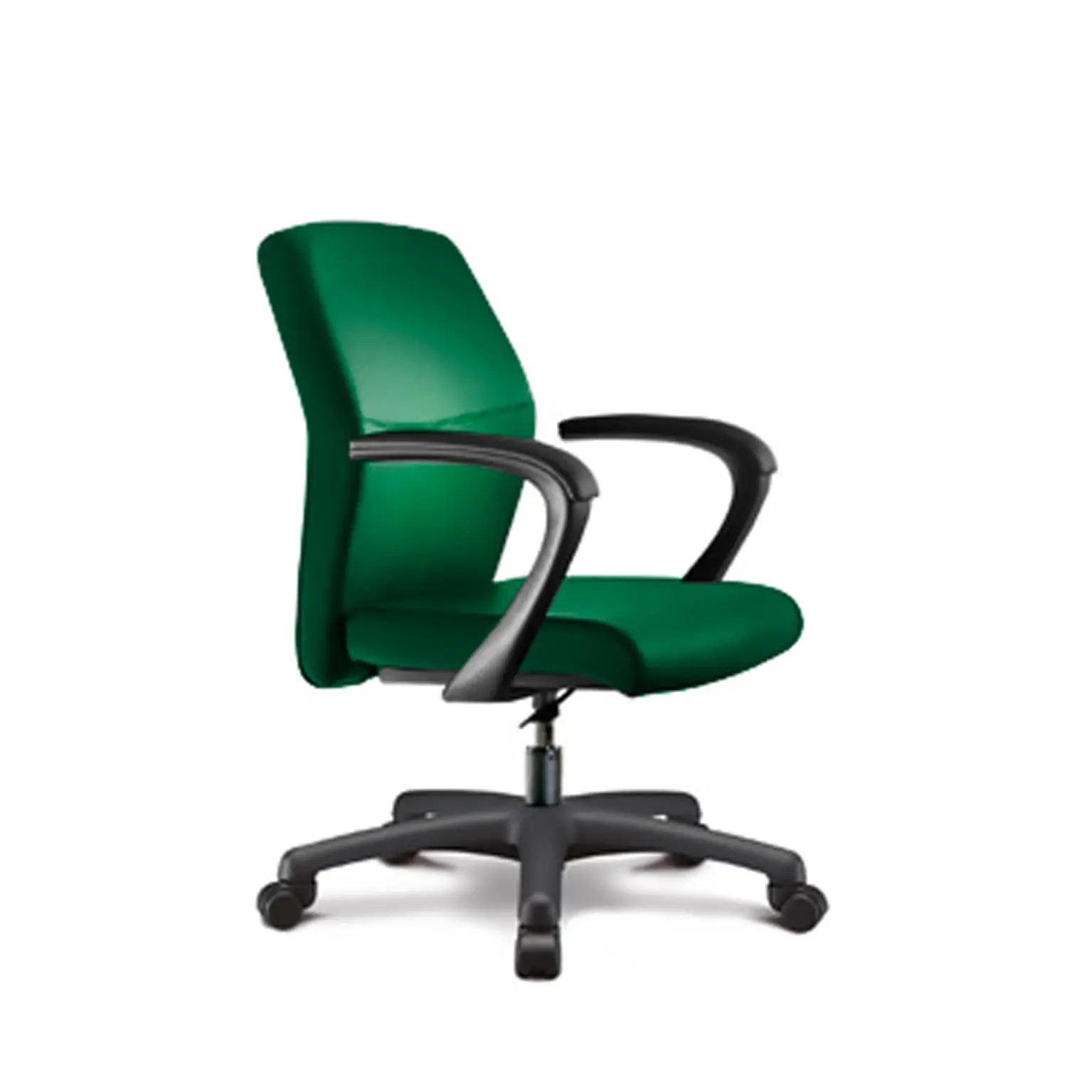 Poltrona Elegance Con Braccioli - Tessuto Verde - Sedie in plastica