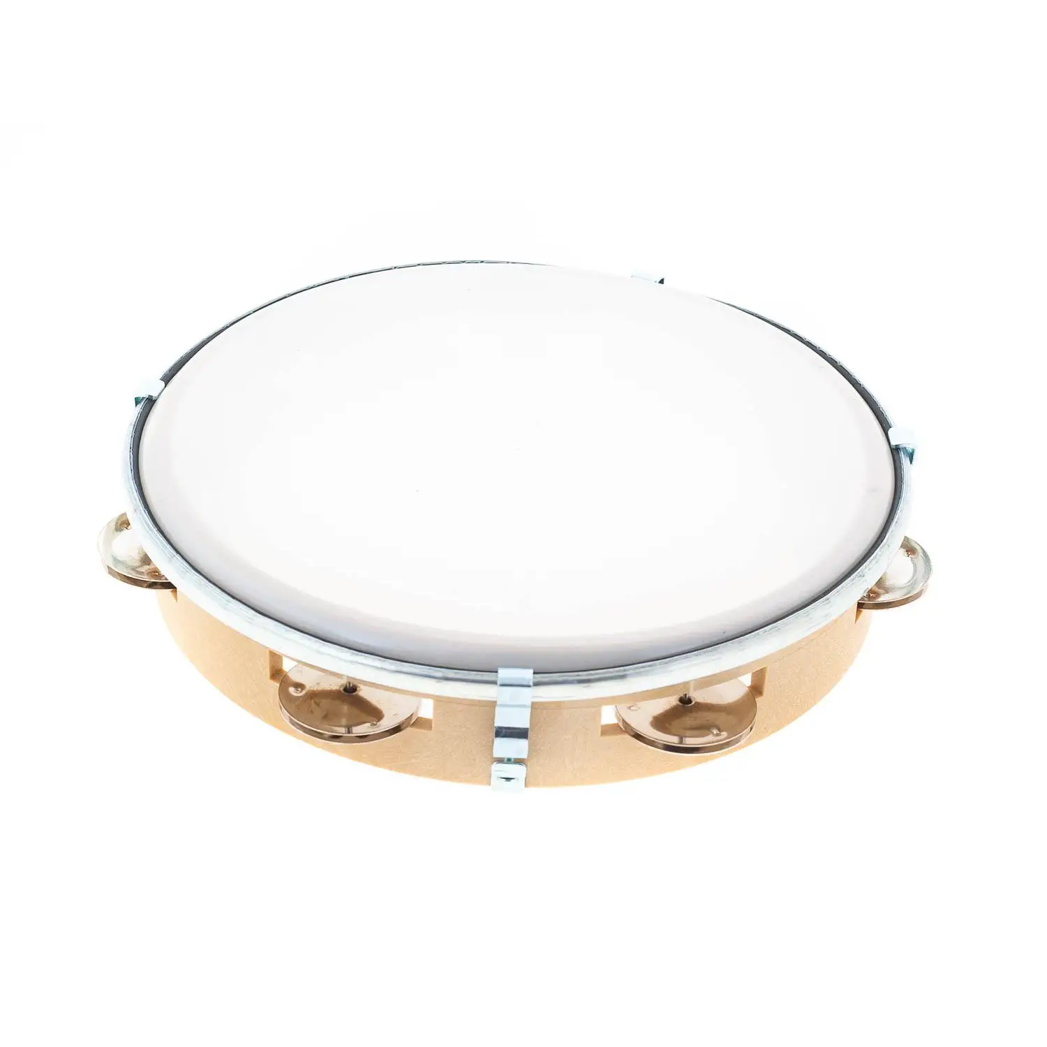 Tamburello Fuzeau 25 Cm Con Pelle Sintetica - Con Battente, Per Risveglio Musicale - Foto 2