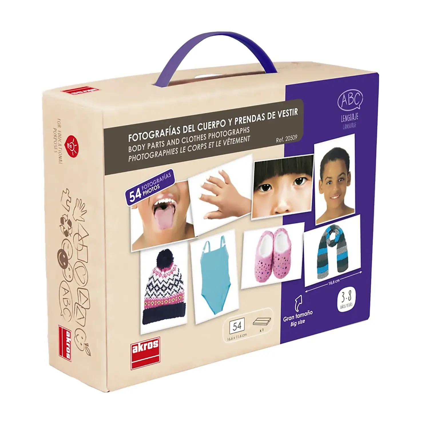 Fotografie Corpo e Vestiario – Gioco Educativo con 50 Immagini - II corpo umano