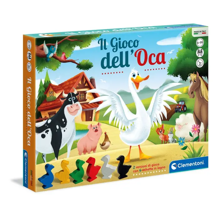 Il Gioco dell’Oca | Clementoni - Classico Intramontabile - Giochi di società