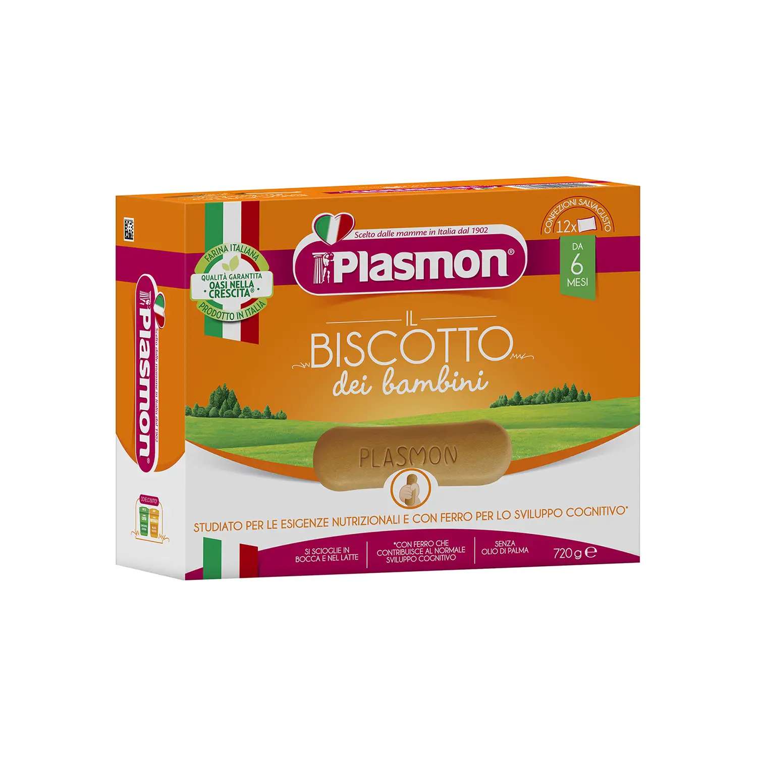 Plasmon Biscotti per Bambini 720 g – Biscotti per Svezzamento con 9 Vitamine - biscotti