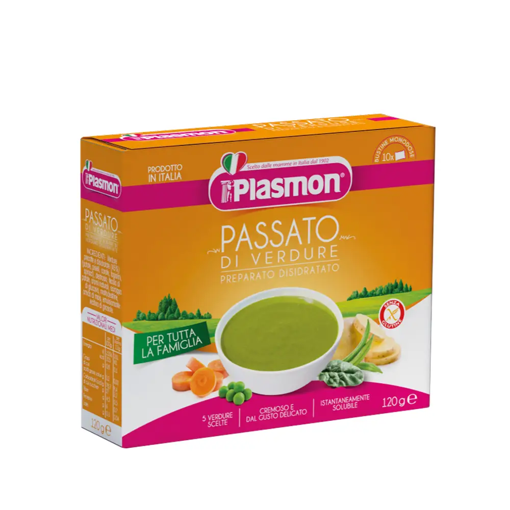 Plasmon Passato di Verdure Disidratato – Preparato per Pappe e Svezzamento - brodi, passati,sughi e condime