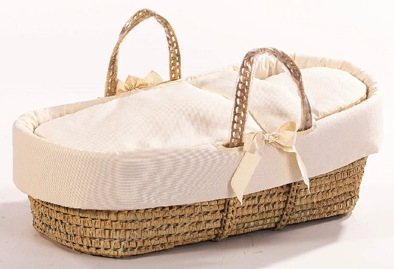 Cesta Palma Piquet con Piumetto Panna - culle