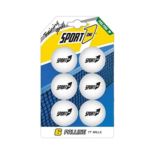 Blister Palline Ping Pong – 6 Pezzi - Attrezzature sportive