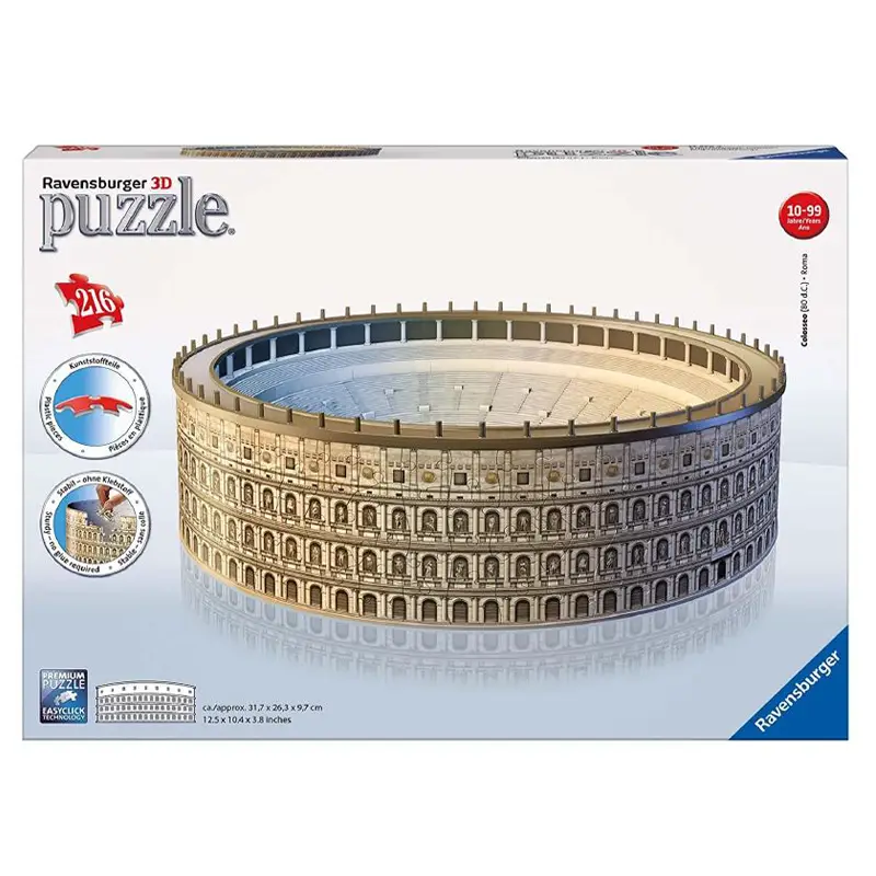 Puzzle 3d 216 Pezzi Antico Colosseo - puzzle 3d