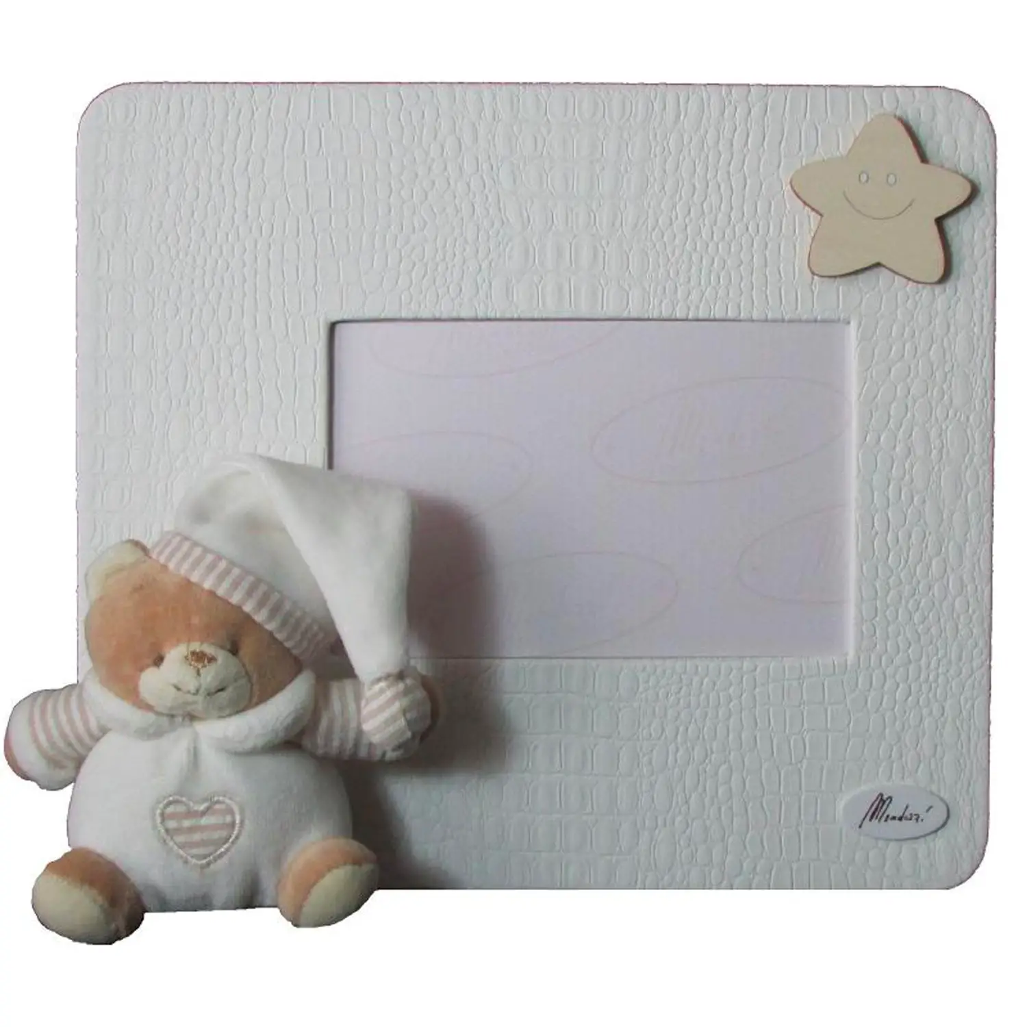 Portafoto Orizzontale Orsetto Paco – Beige - complementi d'arredo