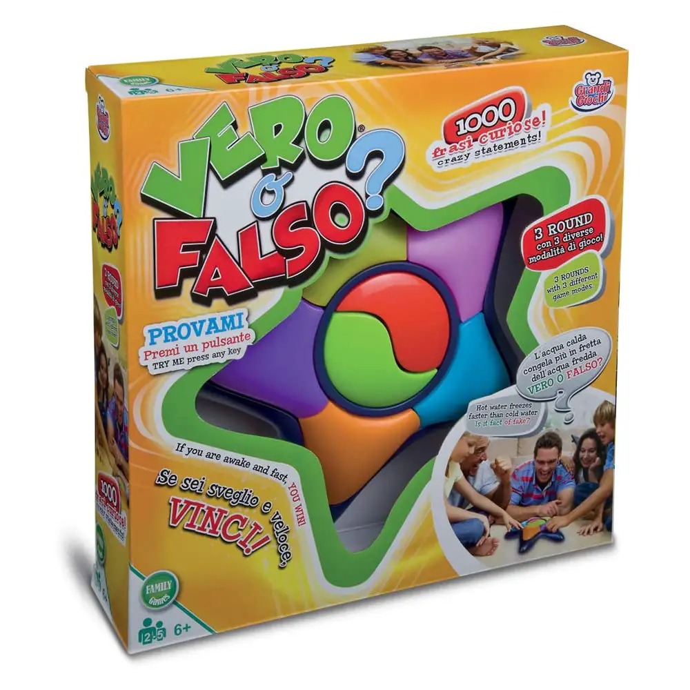 Vero o Falso, 1000 Frasi curiose - Giochi di società
