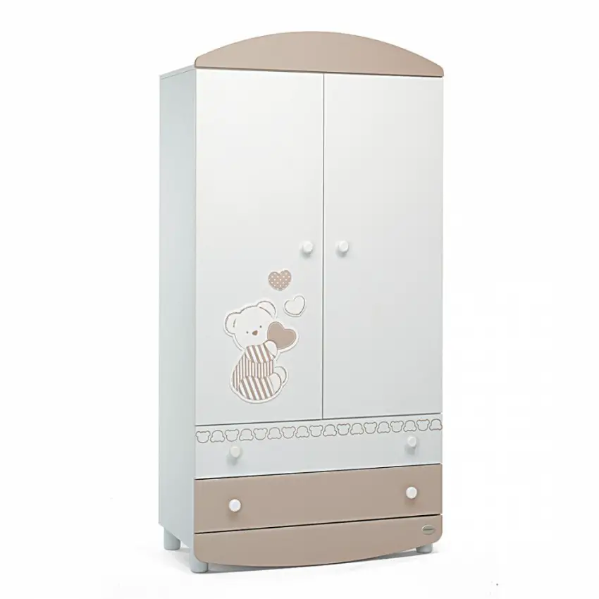 Dolcecuore Armadio Bianco Tortora – Foppapedretti - collezioni