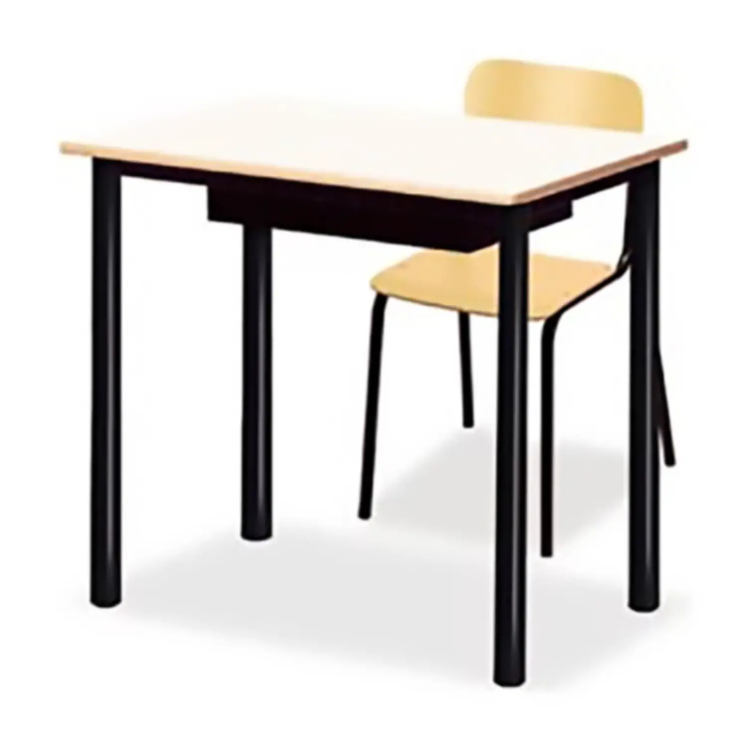 Banco Monoposto 600 - Sottopiano In Lamiera H 58 Cm. Per Ambienti Scolastici. - Conforme CAM - Arredo scuola dell'obbligo
