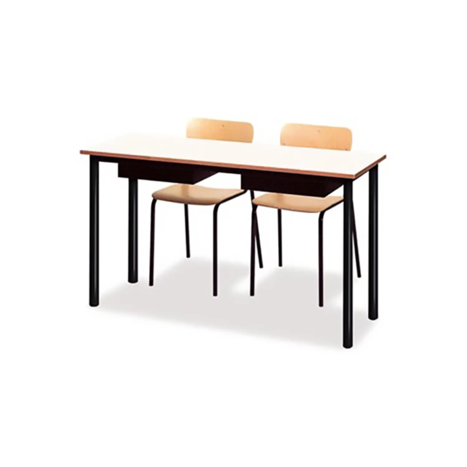 Banco Biposto 600 - Sottopiano In Lamiera H 71 Cm. Per Ambienti Scolastici - Conforme CAM - Arredo scuola dell'obbligo
