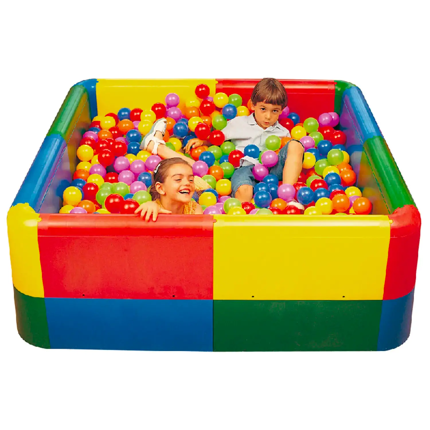 Quadra Piscina Infanzia Componibile per Palline – Piscina Modulare per Scuola dell’Infanzia - Piscine di palline