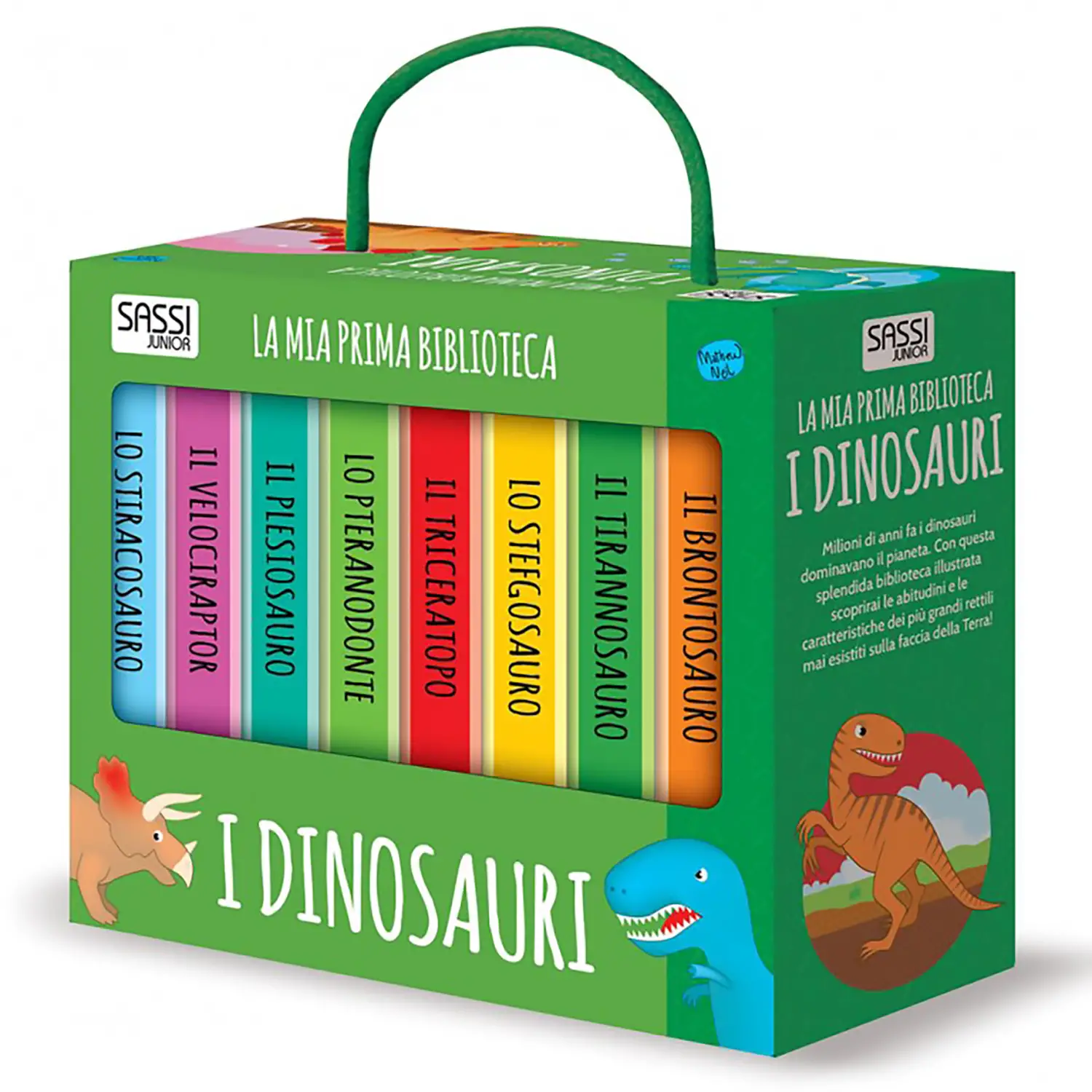 La Mia Prima Biblioteca – Dinosauri | Libri Educativi per Bambini - Prima biblioteca