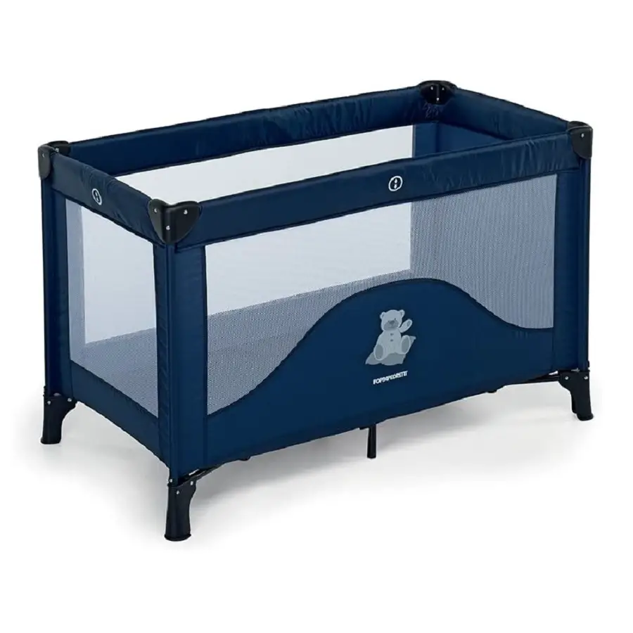 Lettino Campeggio Teddy Tour Blu Foppapedretti – Lettino da Viaggio Pieghevole - lettini da viaggio