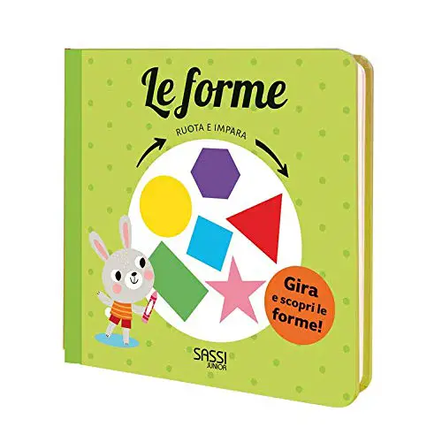 Ruota e Impara – Le Forme | Libro Interattivo Educativo per Bambini - Prima biblioteca